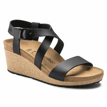 Sandále Birkenstock Papillio Sibyl Ring Prackou Kozene Damske Čierne | SK 177KOR